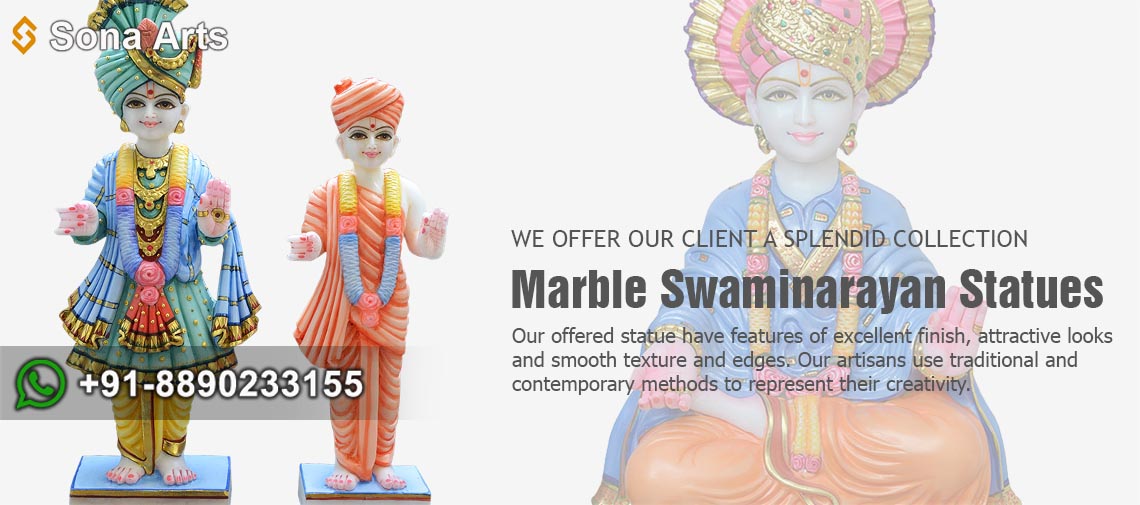 Marble Swaminarayan Statues