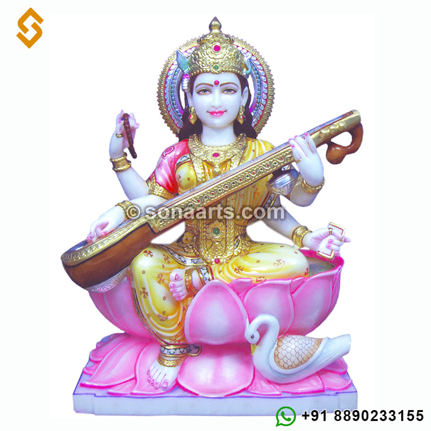 Beautiful Saraswati statue