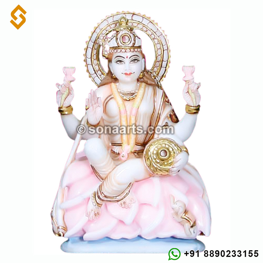 Exclusively Marble Lakshmi Statue