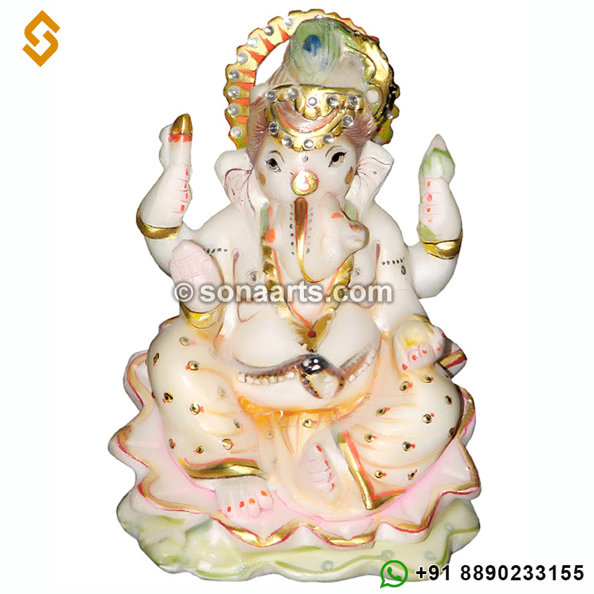 Ganesh Statue from Spotless Marble
