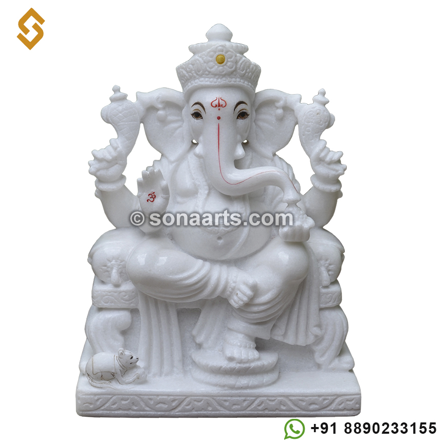 Large Ganesha Stone Statue