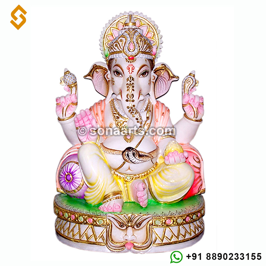 Lord Ganesha Beautiful carved out from marble