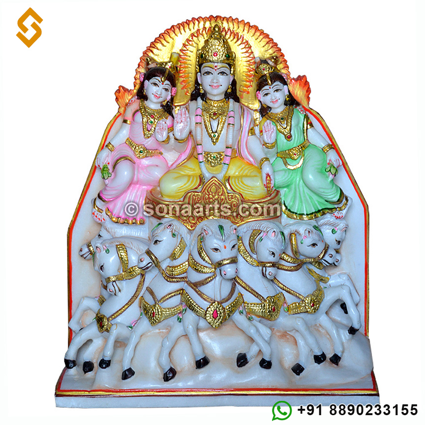 Lord Surya bhagavan With his Wives
