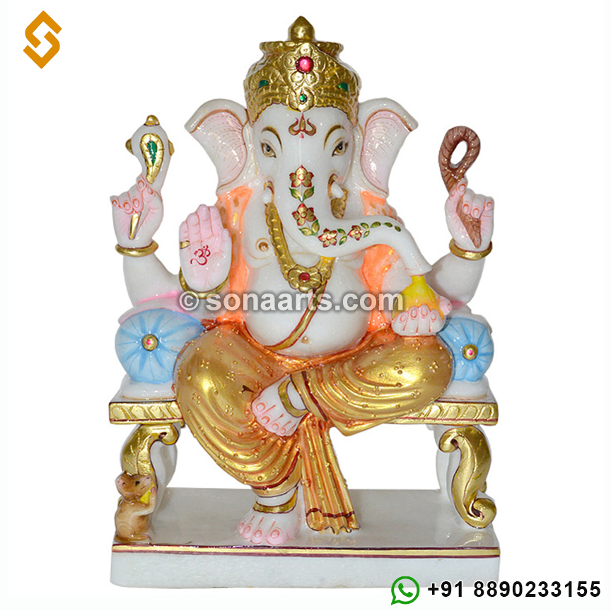 Marble Ganesh ji Statue 