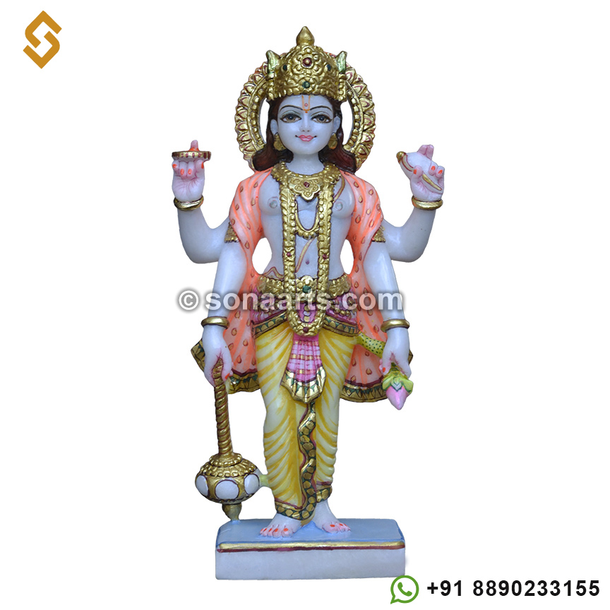 Marble God Narayan Statues