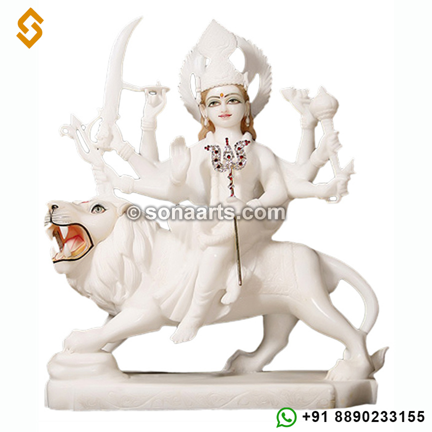 Marble Goddess Durga Murties
