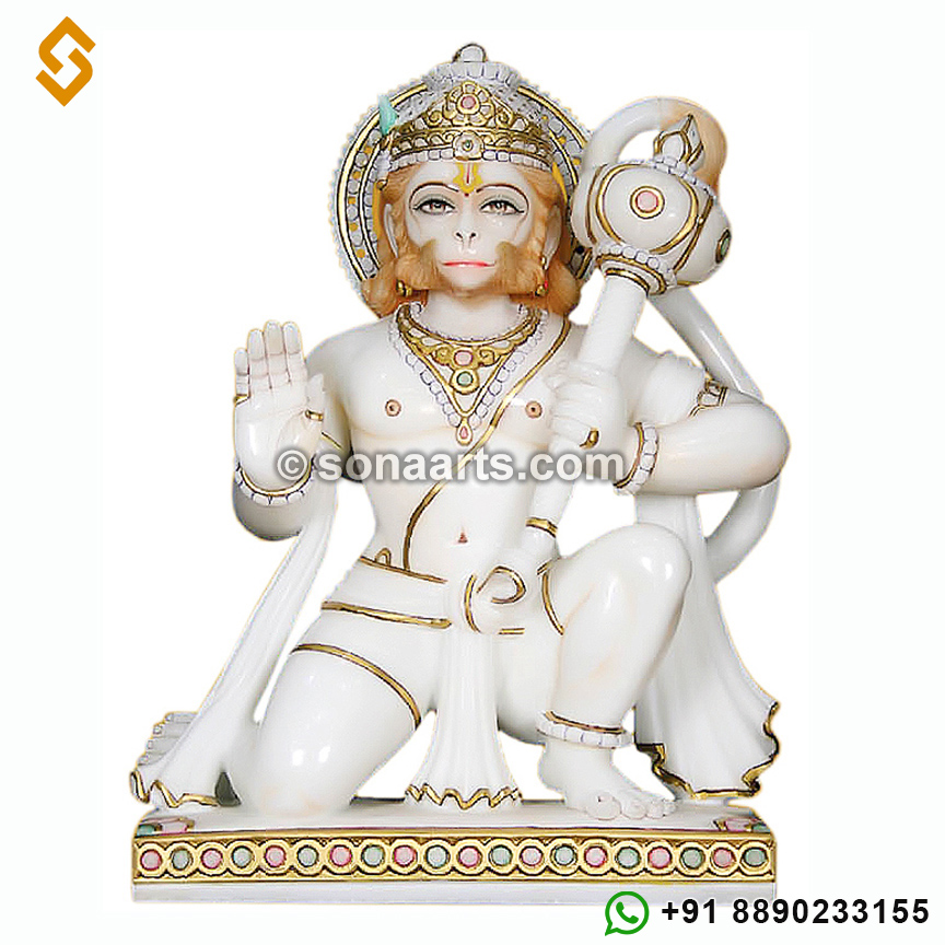 Marble Hanuman statue