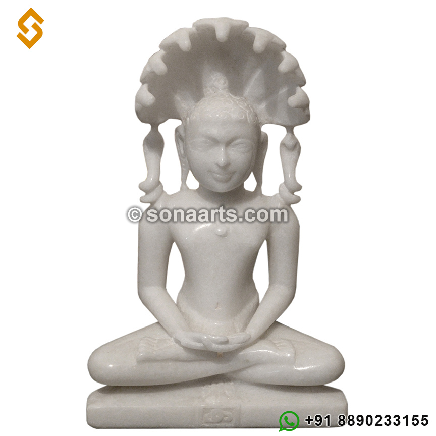 Marble Jain Parasnath Statue