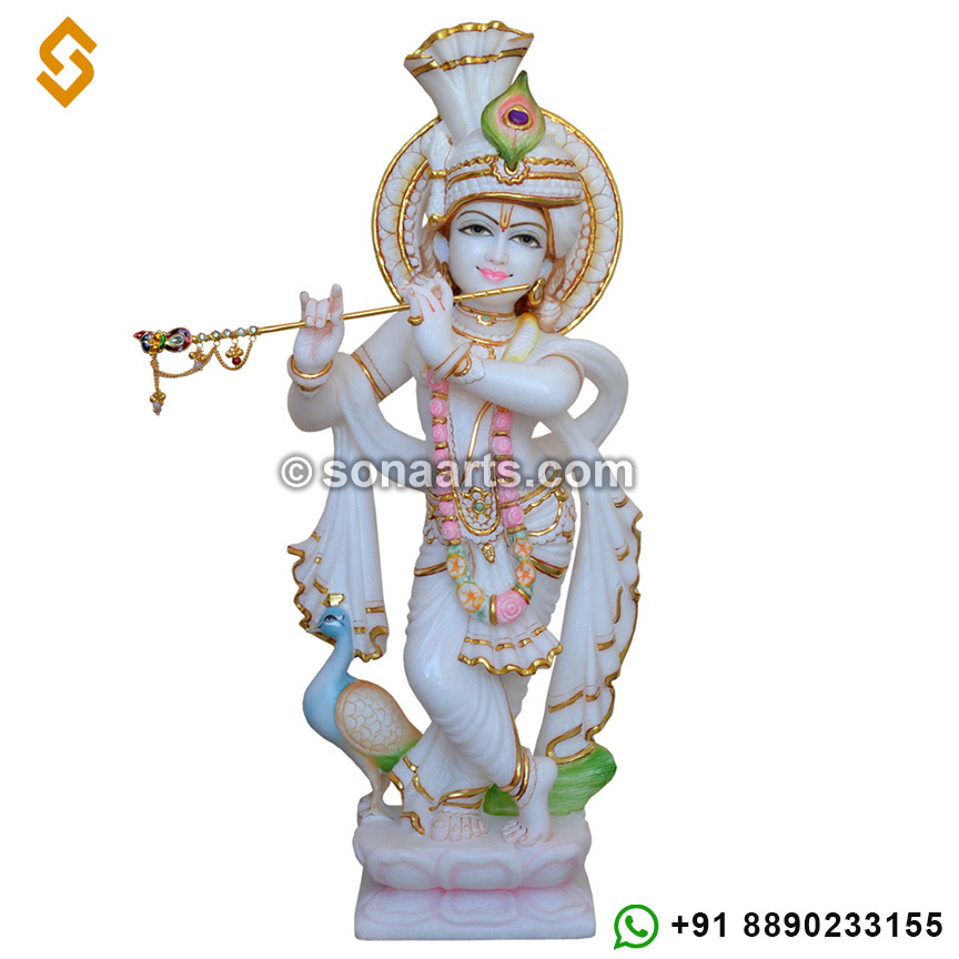 Marble Krishna idols