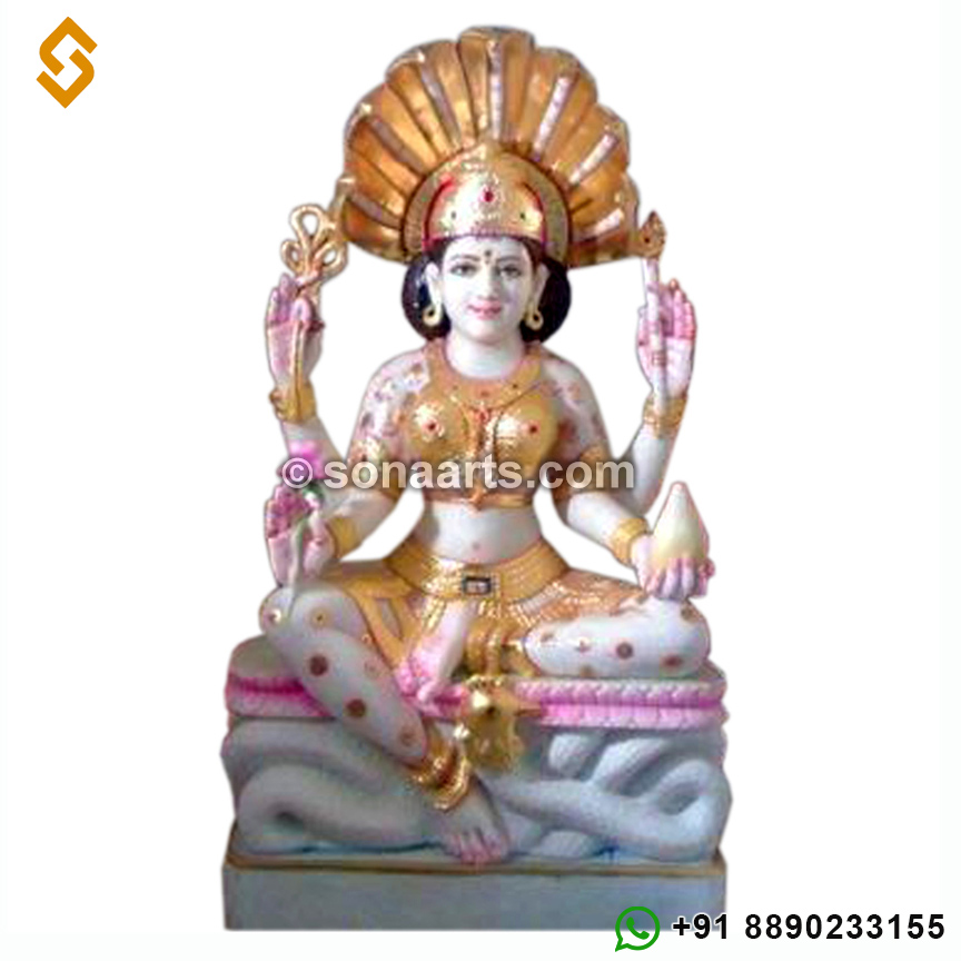 Marble Padmavati Statue