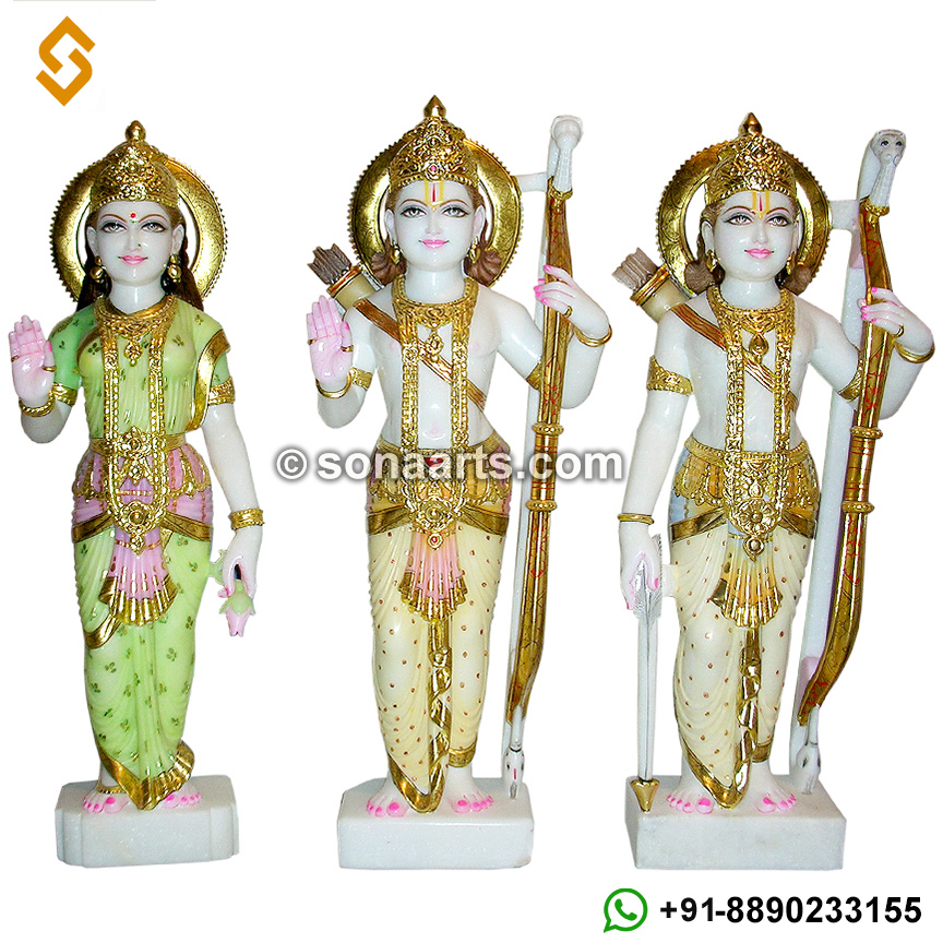 Marble Ram Parivar statues