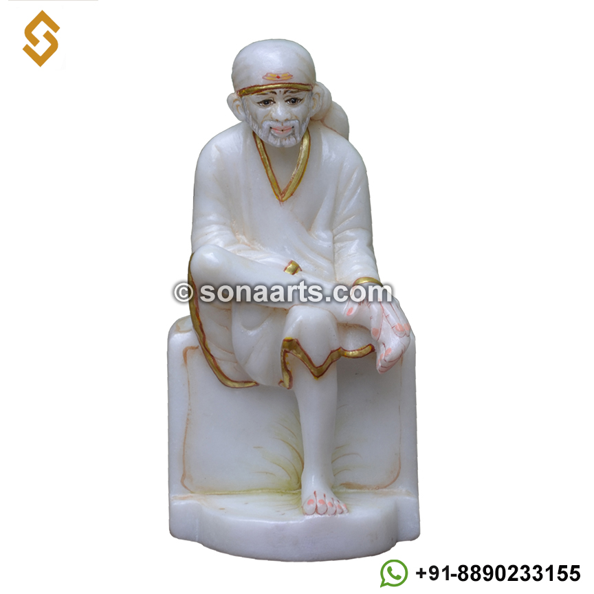 Marble Sai Baba Idol