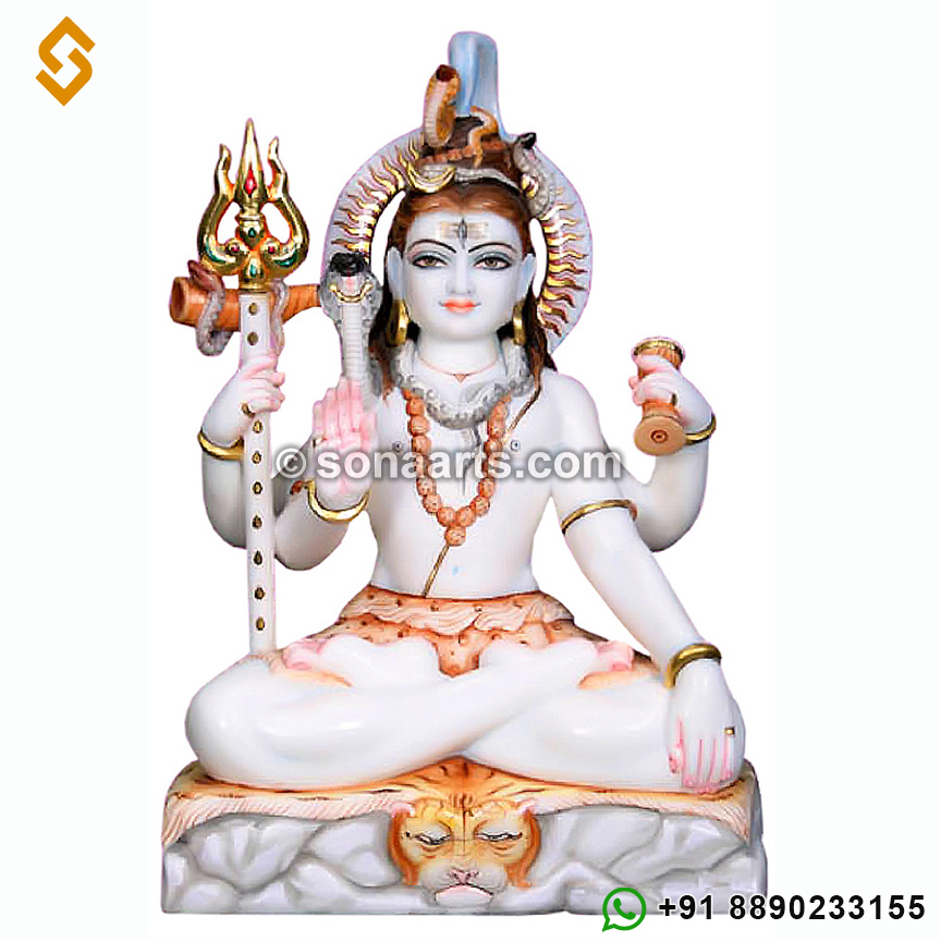 Marble Statue of Lord Shiva