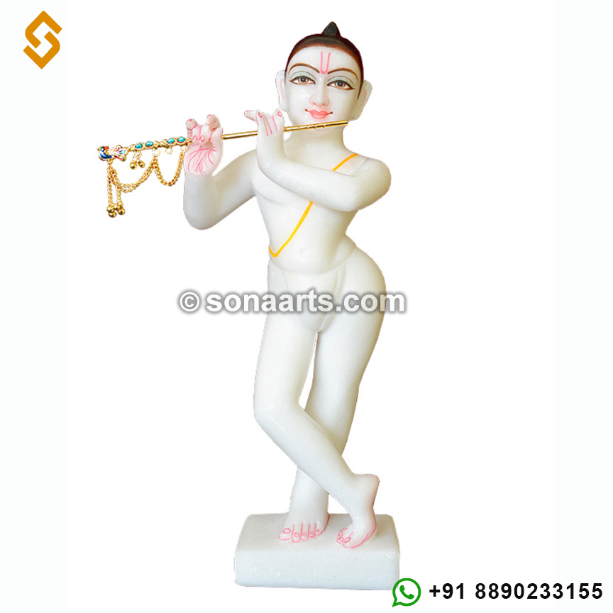 Marble iskcon Krishna Idols