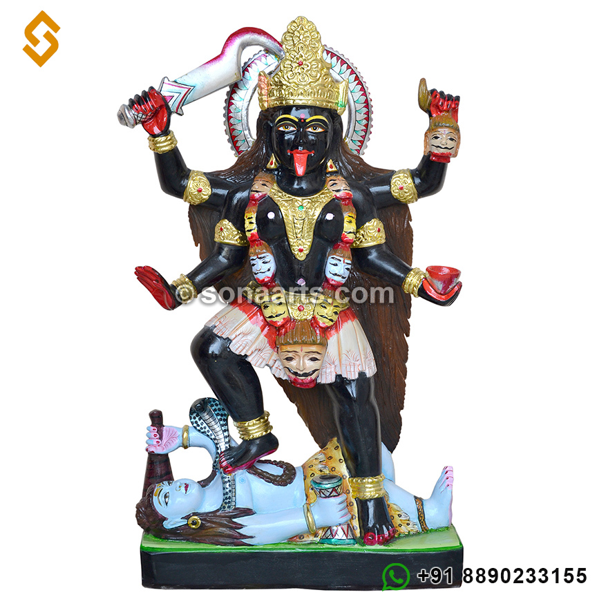 Marble kali Maa Statue for temple