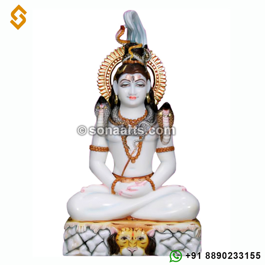 Marble shiva Statue for Mandir