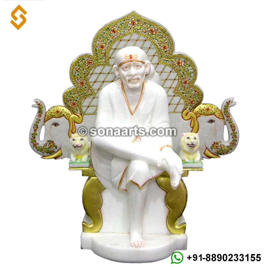 Masterpiece of Sai Baba from Marble