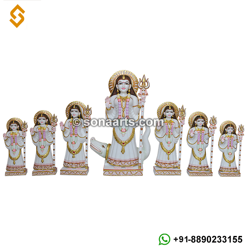 Seven Sister Khodiyar Maa Statues