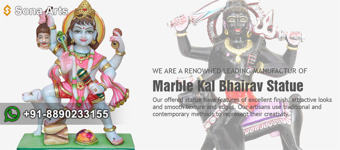 Marble Kal Bhairav Statues