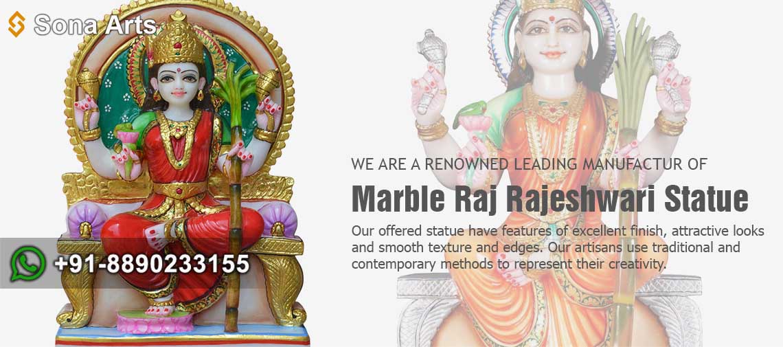 Marble Raj Rajeshwari Statues